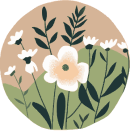 Flowers symbolizing care and precision